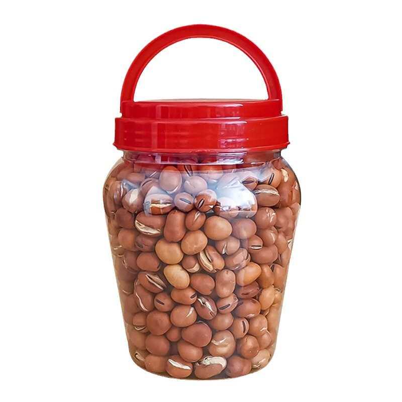 宝升食品厂泡菜罐pet塑料瓶密封保鲜酱菜瓶0.5L 1L手提大口储物罐