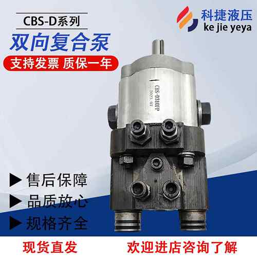 CBS-D304双向复合齿轮泵/306/310/314/316/320/325液压泵油泵总成