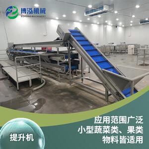 净菜土豆物流输送提升分拣设备果蔬提升分拣机