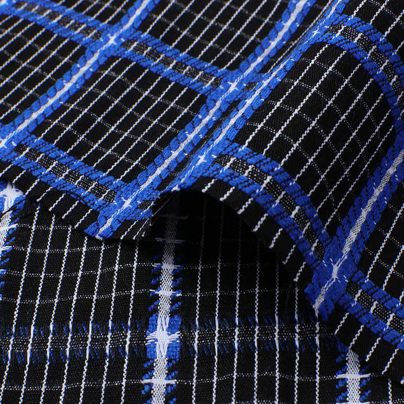 涤棉色织提花格子帆布面料 手感纹理清晰简约风箱包服装桌布面料,居家布艺,海绵垫/布料/面料/手工diy,淘宝优惠券,粉丝福利购,淘宝优惠卷