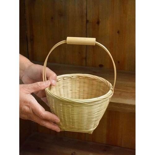 采购产品小篮子，儿童竹篮，圆背包篮，采摘篮，竹编产品，青鸾手