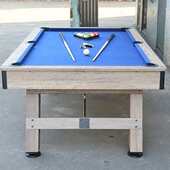 色室内7黑table 仿古台球桌厂家球台尺 pool直供大号撞八桌