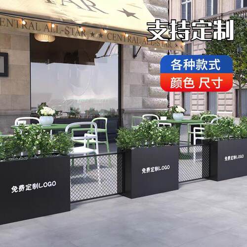 槽户560外不金锈钢花箱铁证艺花盆属花坛售楼部室外花CE认户外商