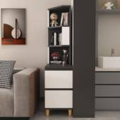 沙发卧室物缝柜转角柜柜拐角柜客架厅墙角角置收纳边角511落书柜