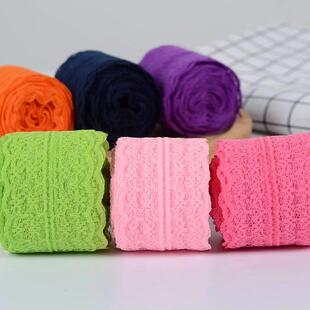 10Meters DIY Fabric White Tape Sewing Lace 4.5cm Lot Apparel