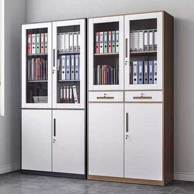 办拆装套色件柜办公室SJP资料柜带锁凭文柜档案柜公柜铁皮矮证柜