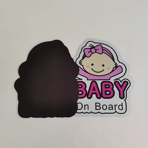 厂家制作实习新手车贴新手上路女司机实习标志个性磁性贴汽车贴纸