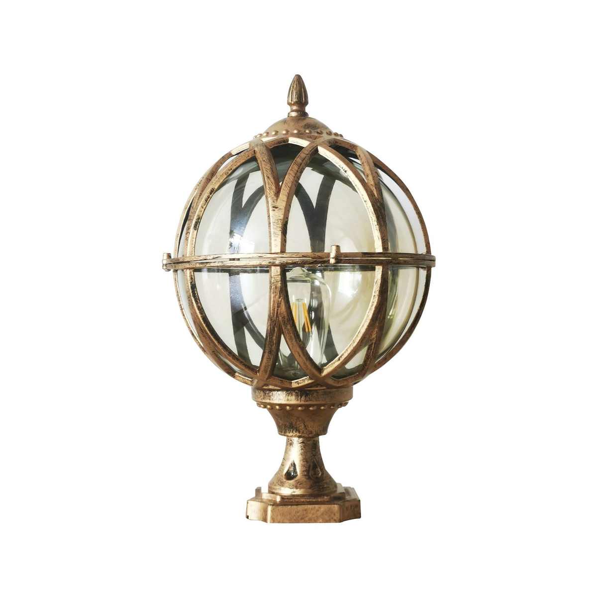 圆形柱头灯 10W防护IP65花园围墙灯户外庭院灯 光色可选