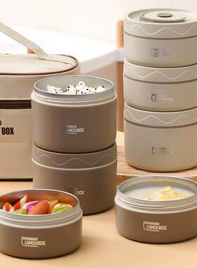 Stainless steel insulated lunch box, bento lunch box饭盒