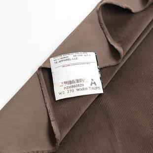 T排豪华尾料90棉10羊绒280G M宽1.5棕色灯芯绒软垂