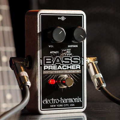 EHX Bass Preacher Compressor Sustainer贝斯压缩延音单块效果器