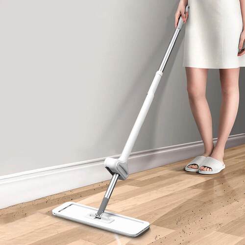 Hands Free Flatbed Mop Household Lazy Floor Mop Tool Large C