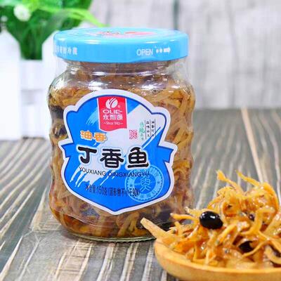 闽南永利源丁香鱼油香小银鱼罐头开胃小菜下酒菜佐餐配粥下饭菜