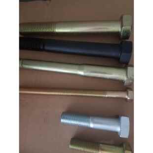 图 厂家直供 打孔 非标 8.8级 10.9级高强度红打螺栓