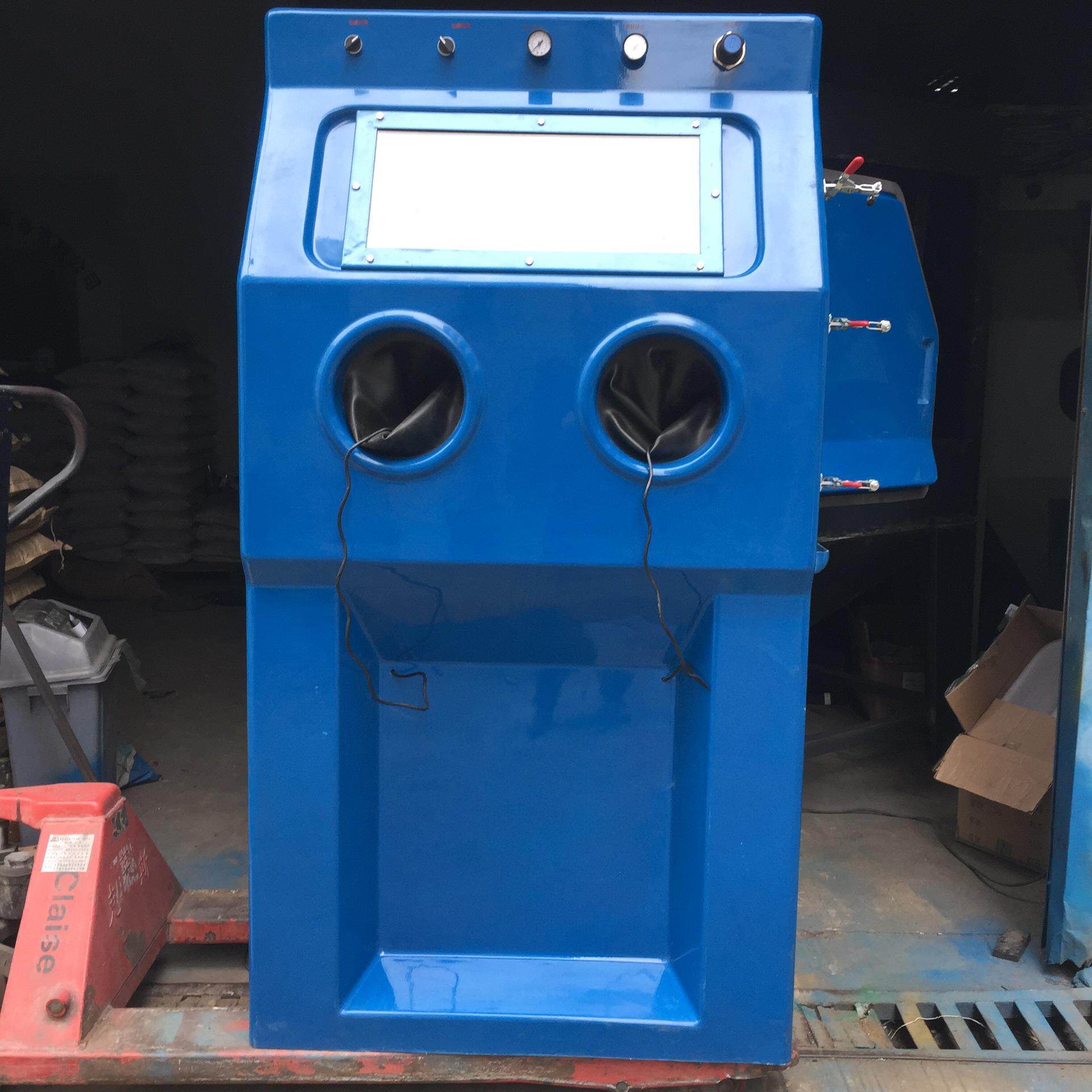 供应黄金玉器湿式喷砂机五金陶瓷精密零件表面光饰水喷砂机