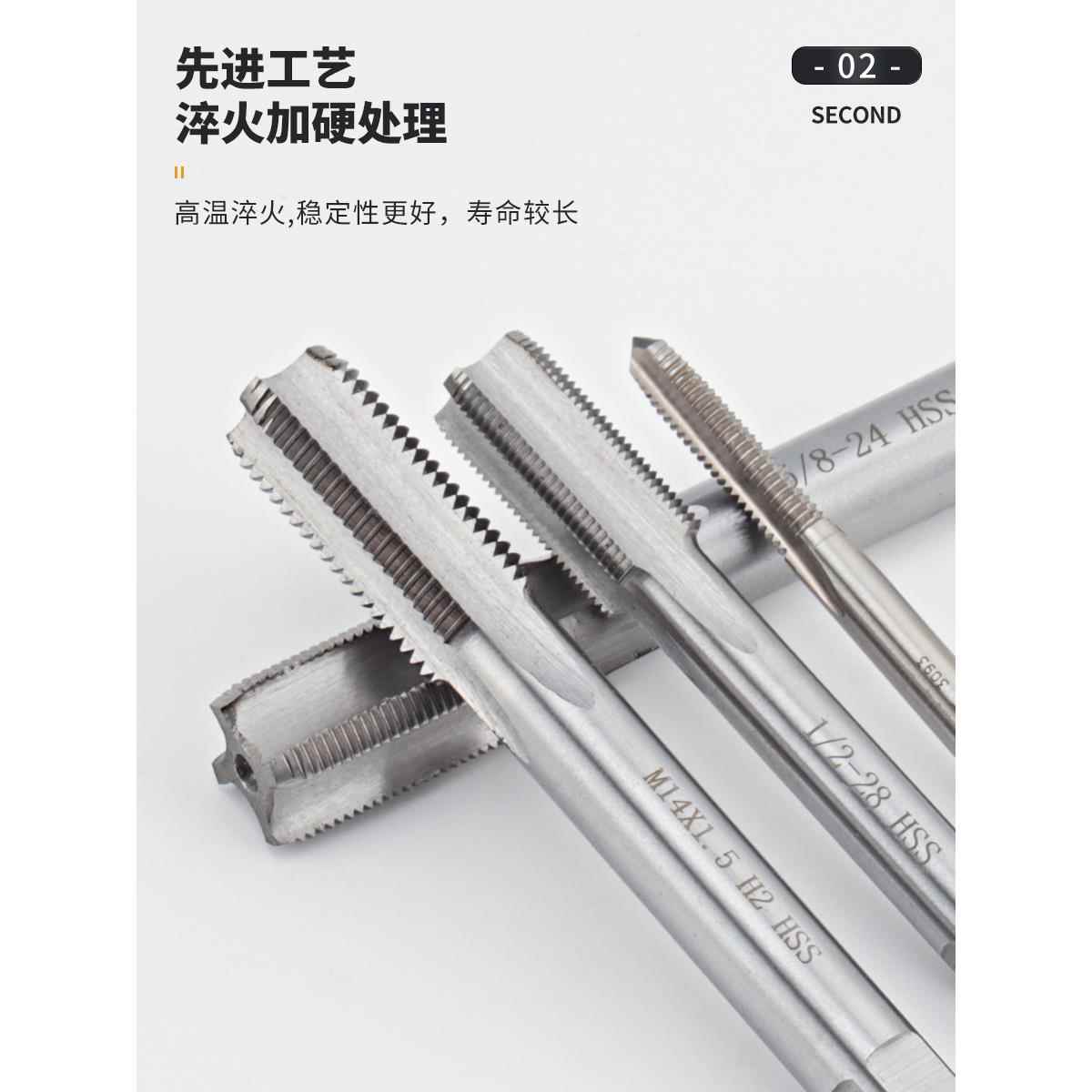 直槽螺纹高速钢HSS无品牌/机用丝锥M40M41M42M434M4公制丝攻
