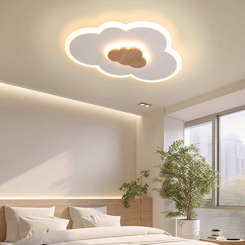 儿童房灯led创意云朵灯卧室灯北欧男女孩房飞机灯护眼吸顶灯,家装灯饰光源,智能吸顶灯,淘宝优惠券,粉丝福利购,淘宝优惠卷