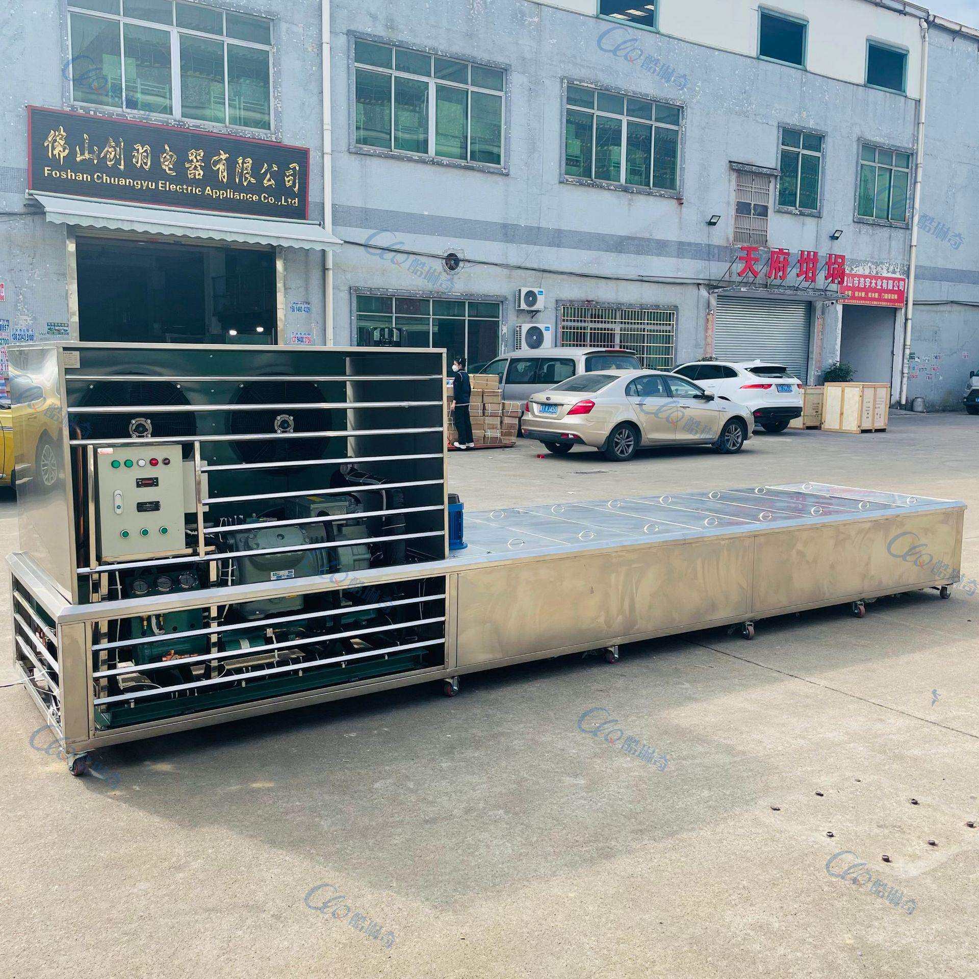 G非洲大型冰棒制冰厂雪糕冰棍生产设备商用东北冰棍32模冰棒机