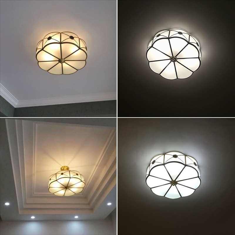 美式简约led全铜吸顶灯 客厅吸顶灯书房主卧室吸顶灯欧式餐厅灯,家装灯饰光源,智能吸顶灯,淘宝优惠券,粉丝福利购,淘宝优惠卷