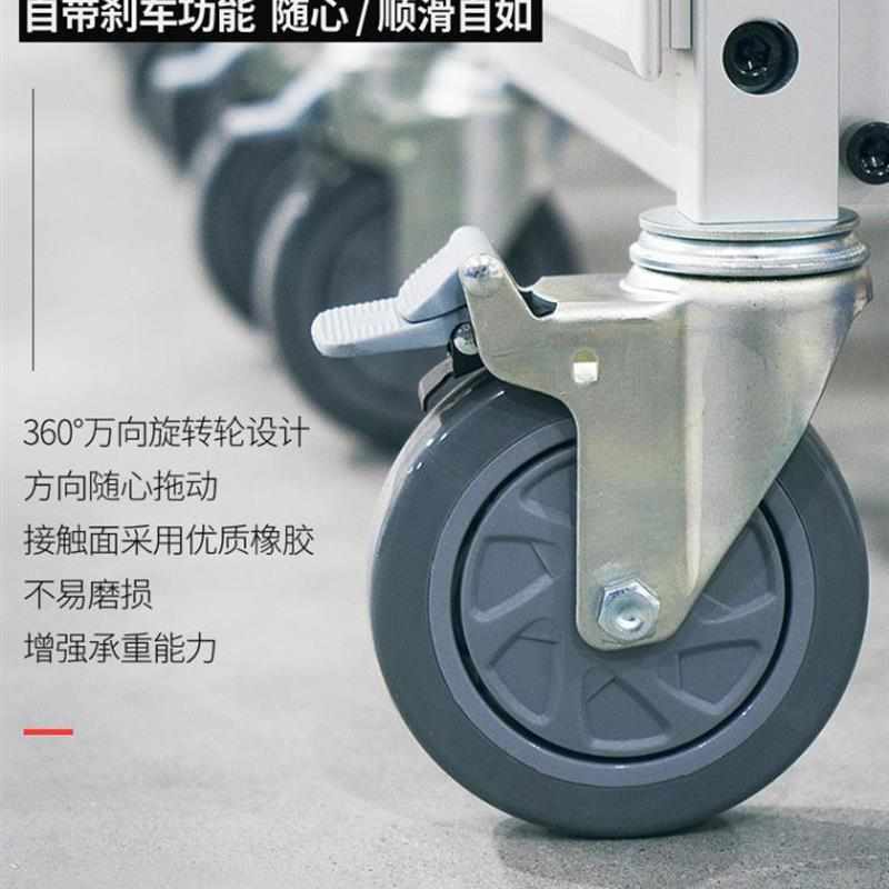 烤盘架子车 不锈钢多层饼盘架 密封式烤盘架 移动式18层台车架