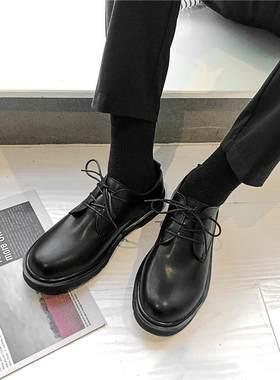 正品47大 48码青年黑色皮鞋男鞋西服礼服正装流百少搭潮中学生小