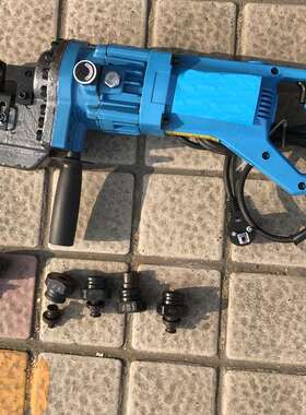 DCK-20手提式电动液压角钢冲孔机操作简单铜板角铁槽钢打孔机