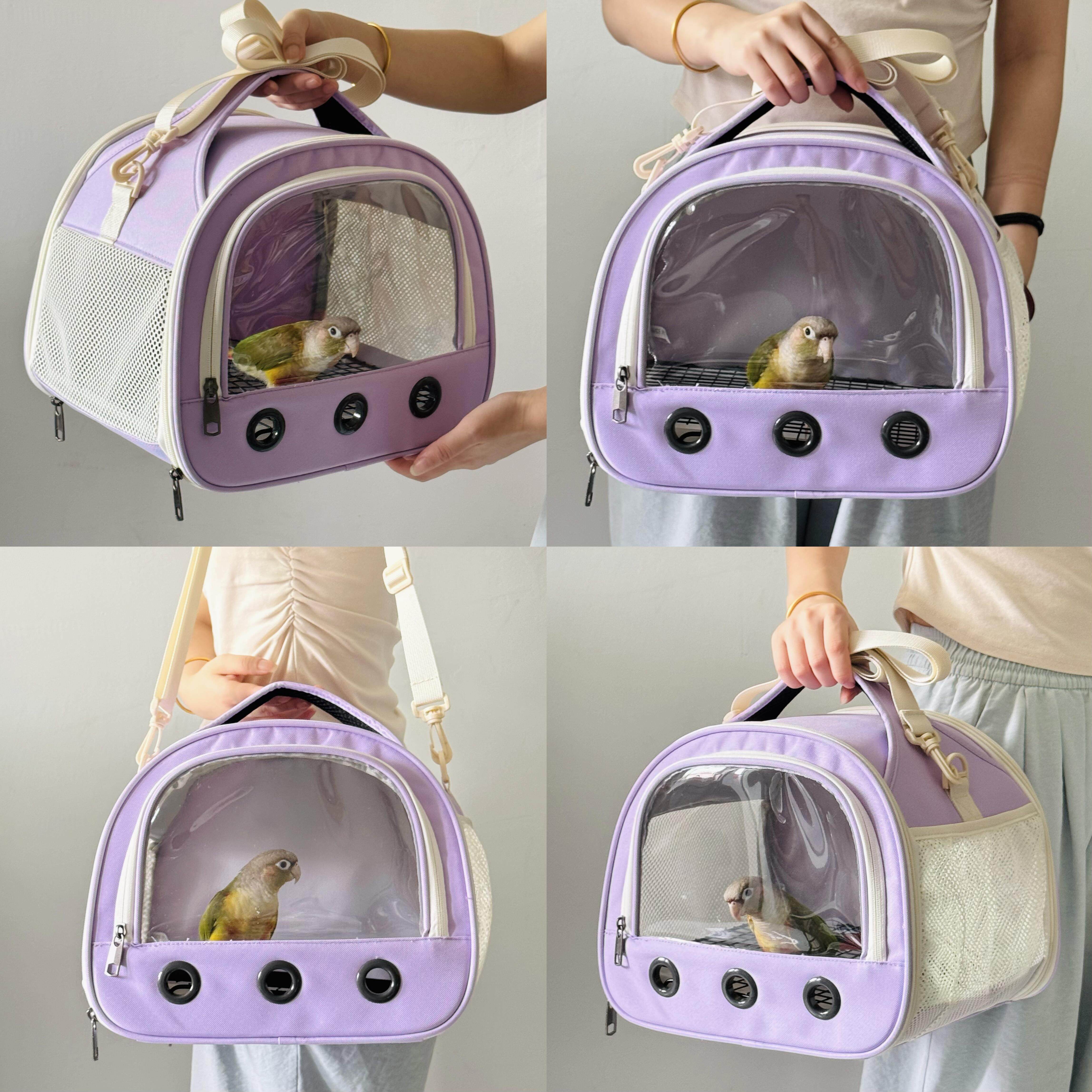 鹦鹉外出包便携鸟笼斜挎手提外带鸟笼玄凤牡丹小太和尚兔子通用包