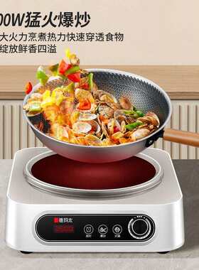 电磁炉多功能家用大功率3500W家用凹面炒菜电池炉电兹炉凹型新款