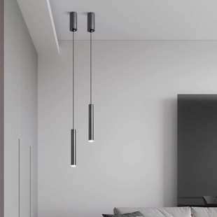 意式 全铜床头小吊灯卧室书房吧台设计师北欧现代简约餐厅灯 极简