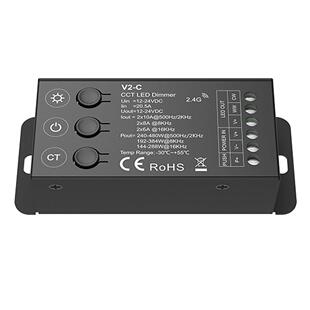 24VDC3按键2通道恒压CCT PWM频率可选 PUSH调光器 LED