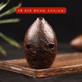 正品 踏古陶埙十孔双腔梨形埙双八度宽乐音域统高埙传古埙器吹3奏