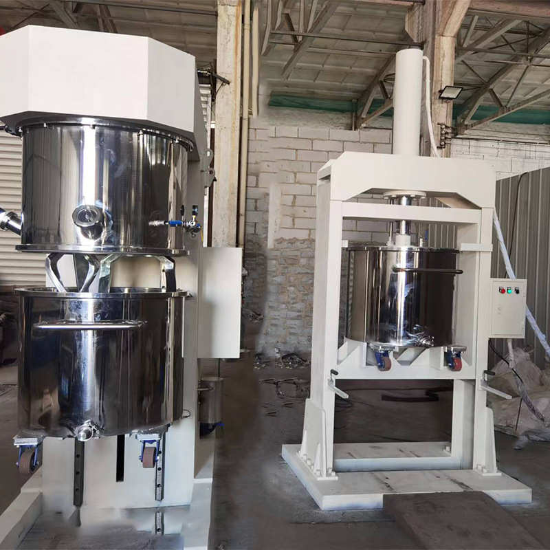 10-50L行星搅拌机厂家供应搅拌压料一体机液压挤出行星搅拌机