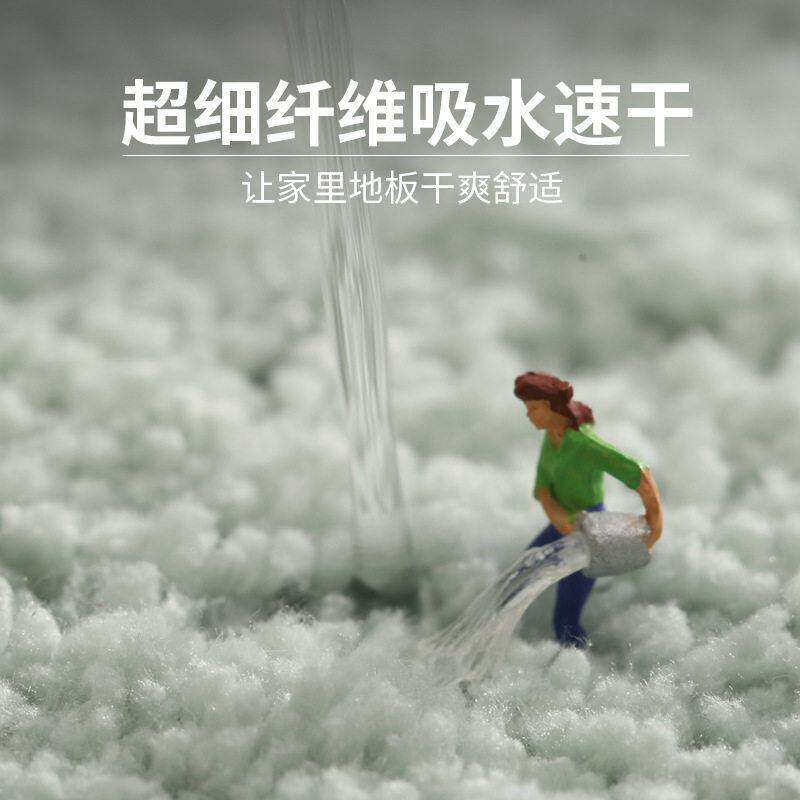 新款简约家居浴室防滑地垫地毯卫生间门口吸水脚垫家用厕所门垫