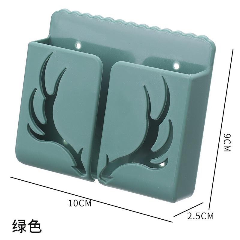 电视机遥控器鹿角书桌收纳置物架