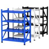 金属搁板式 层板可调节备件库房五金库房布草间房用轻型南京货架厂