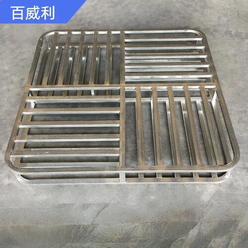 叉车金属托盘钢制镀锌托盘重型仓储货物铁栈板物流铁垫板圆角卡板