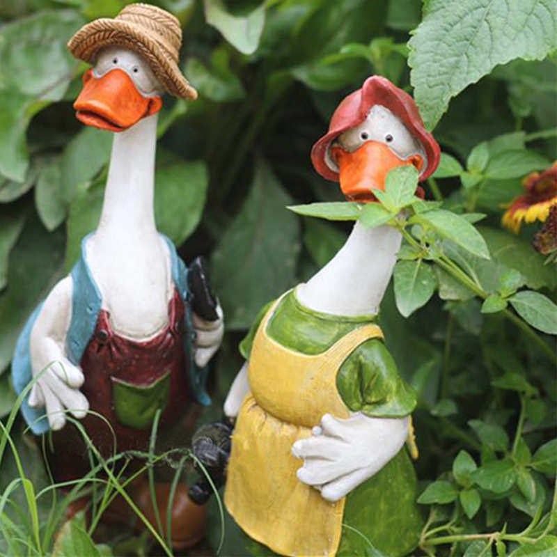 北欧乡村卡通鸭子树脂工艺品花园动物小鸡阳台装饰品商店花圃摆件,特色手工艺,其他特色工艺品,淘宝优惠券,粉丝福利购,淘宝优惠卷