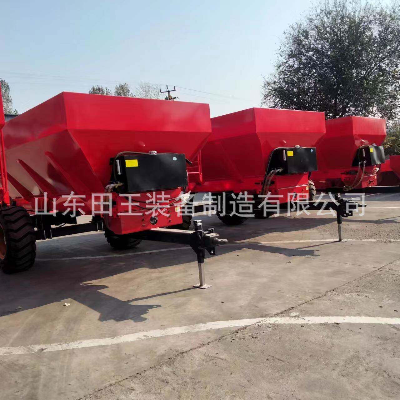 有机肥撒肥车拖拉机配套大型农家肥撒肥车辽宁农业项目扬粪车