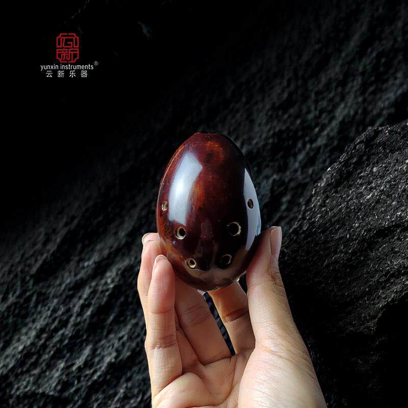 正品老师亲制收藏迷你袖珍蛋型古埙张专业演奏初新学入门损勋陨乐