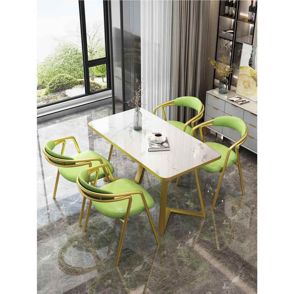 简约接待桌椅组谈判谈桌商务用店面会客桌001洽椅圆形合休室闲小