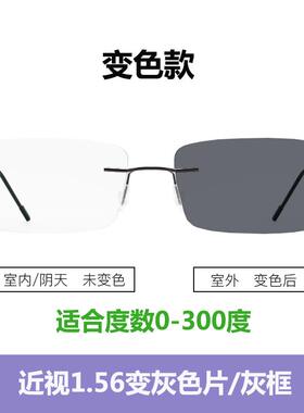 高档无变色眼镜男防蓝光辐电脑护近视眼镜框架射框轻商务平目光镜