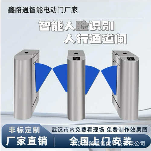 翼闸厂家 幼儿园摆闸 人行通道闸机 智能工地门禁系防撞闸机芯