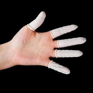Latex Finger Covers About Powder Disposable White Fre 150pcs