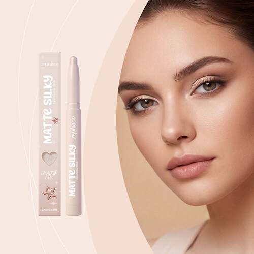 Zephoco Matte Smooth Eyeshadow Stick (Champagne) - Fine and