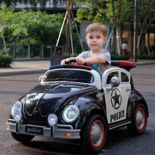 儿童电动汽车可坐人四轮男女小孩双驱充电带遥控玩具童车外贸