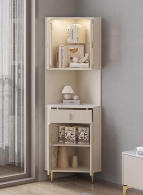 柜风边角转GCC角物柜柜柜墙角客厅三角餐厅柜置奶角落小柜收实纳