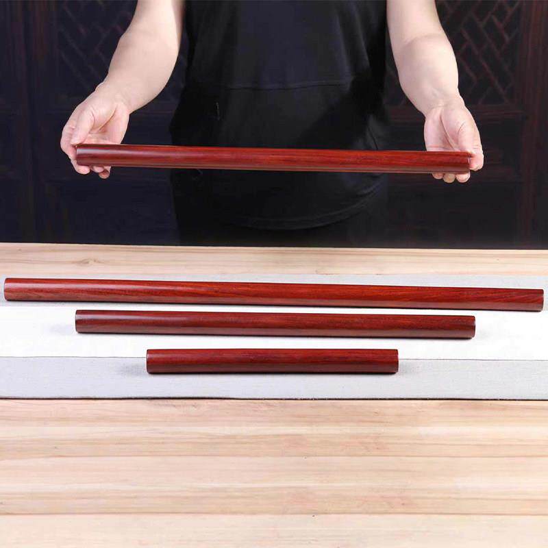 紫檀实木擀面杖花梨酸枝家用小号大号赶面棍擀饺子皮烘焙工具