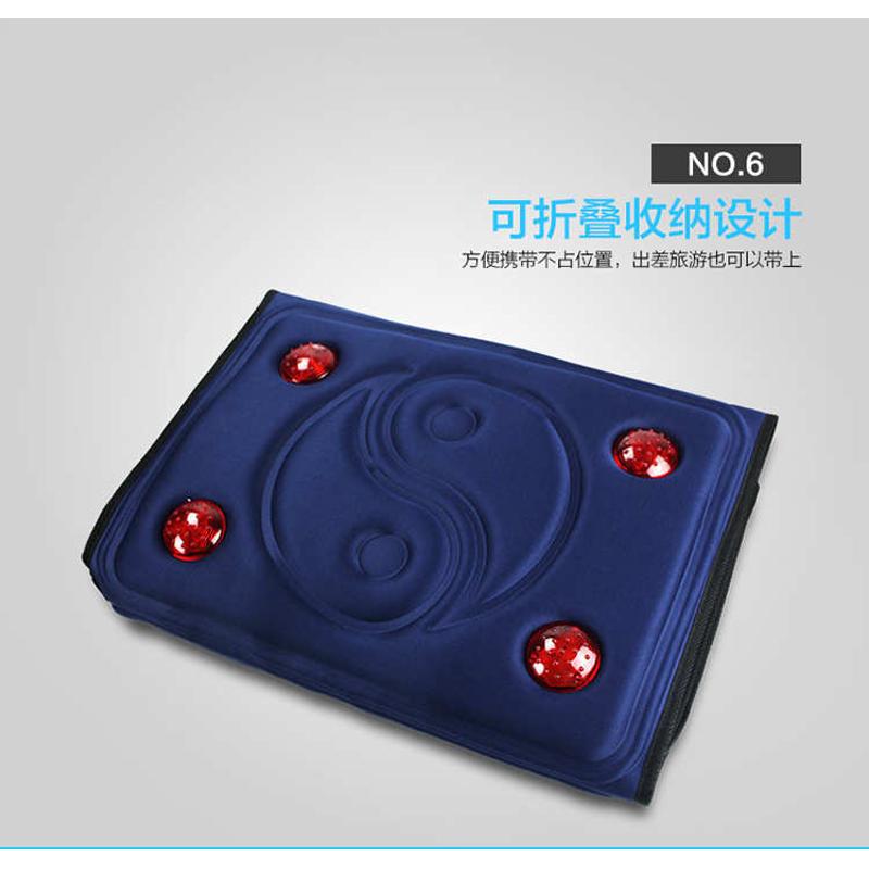 全身按摩床垫多功能家用颈部腰部加热腿部按摩器材电动毯椅垫靠垫