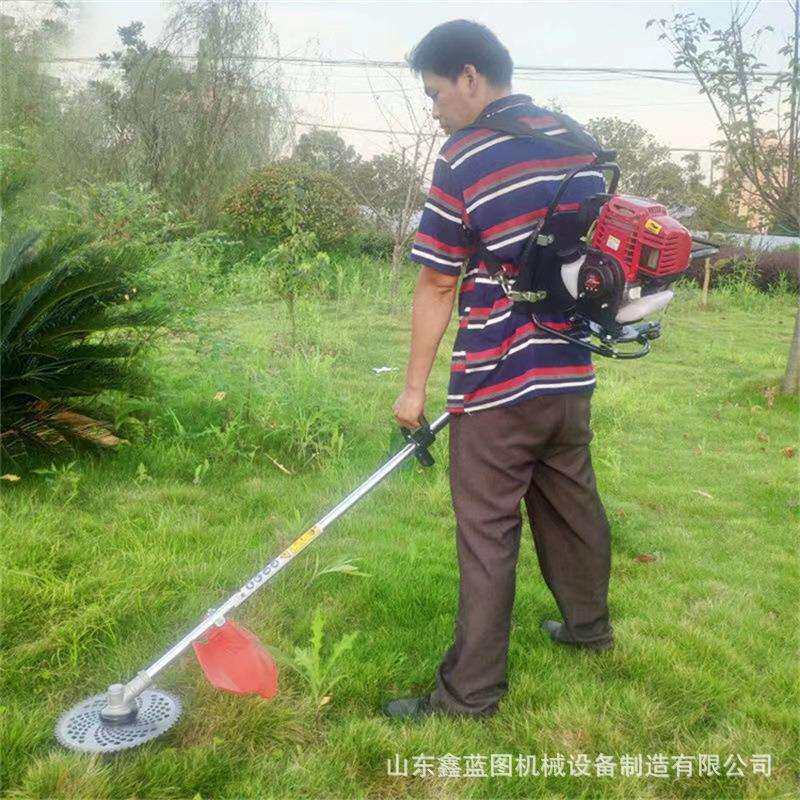 型小汽油割草机打草HOK机机果园大棚松土沟锄草物业绿化修剪开打