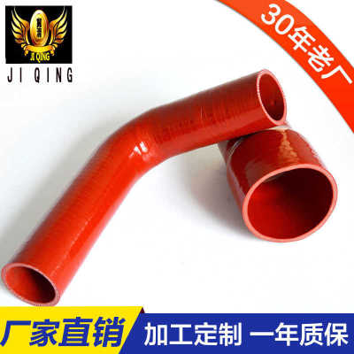 定制硅胶管件弯管变径红胶管中冷器涡轮增压进气管耐高温90度弯头